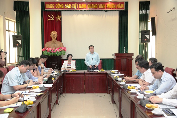 Phó tổng cục trưởng Hà Văn Siêu phát biểu tại cuộc họp